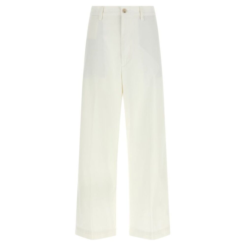 Polo Ralph Lauren White Cotton Chino Women's Pants
